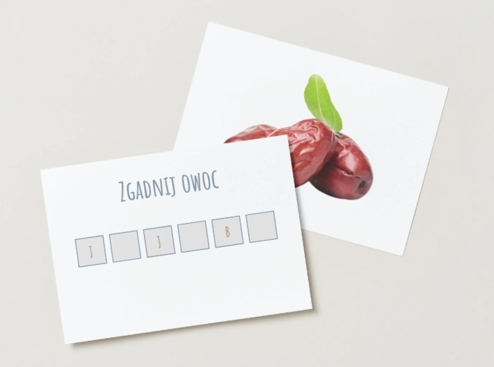 Zgadnij owoc po brakujących literach | Quiz o owocach | 50 pytań