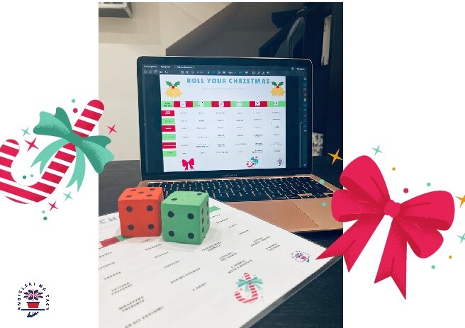 Roll your Christmas - plansza