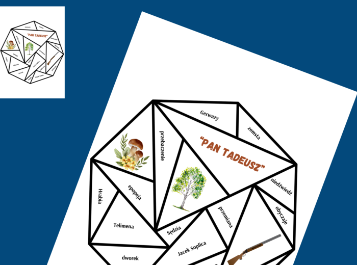 PAN TADEUSZ – układanka – puzzle – egzamin – powtórka