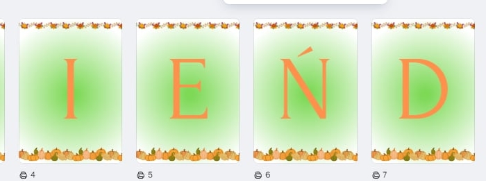 DZIEŃ DYNI GIRLANDA