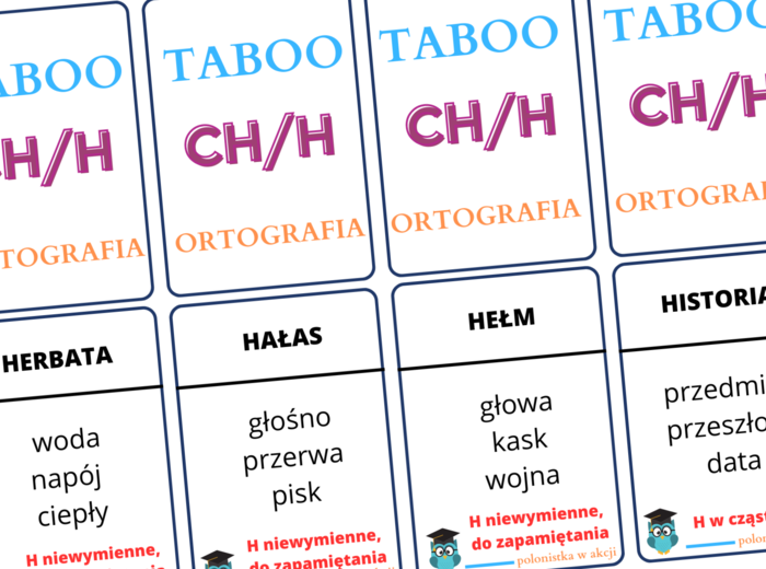 Taboo ortograficzne z ch/h