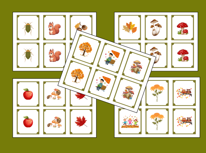 JESIEŃ – memory – 30 szt.