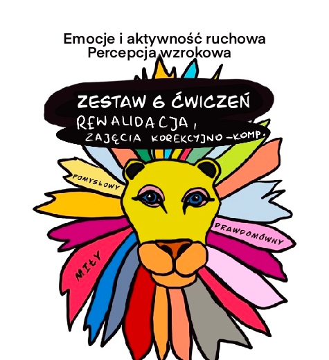 Zestaw ćwiczeń - percepcja wzrokowa, emocje, aktywność ruchowa