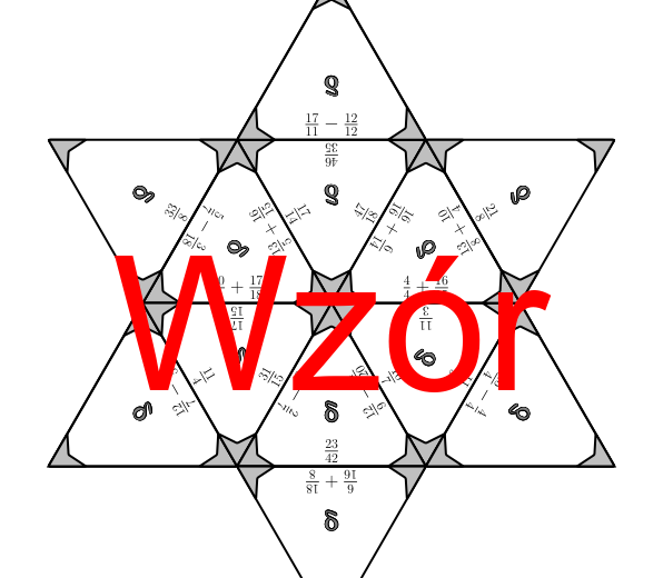 Trimino - Dodawanie i odejmowanie ułamków | matematyka