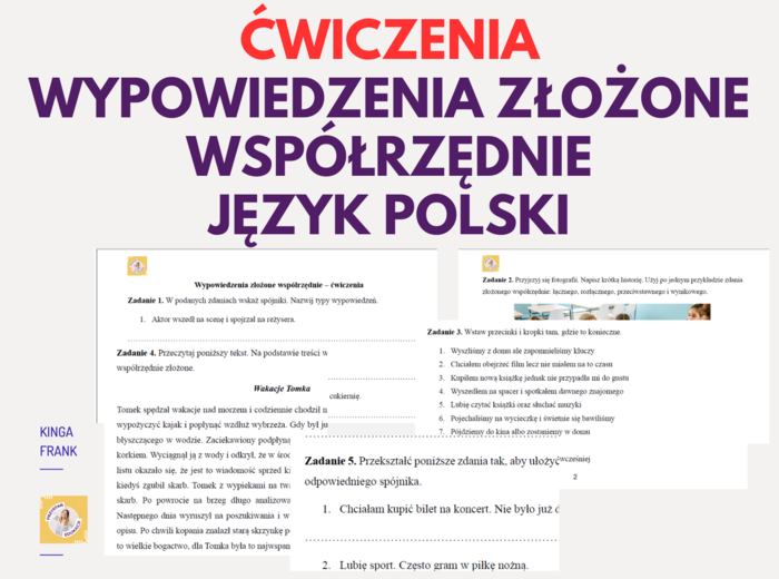 📚 Wypowiedzenia złożone współrzędnie – kompleksowy zestaw ćwiczeń dla uczniów! ✍️
