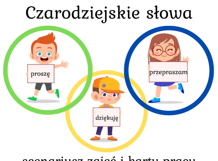 Czarodziejskie słowa Proszę, dziękuję, przepraszam - Dzień Życzliwości