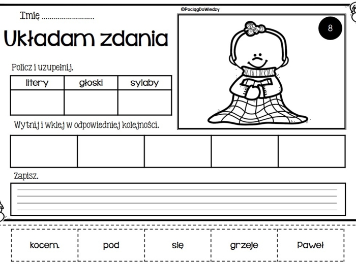 Zima - Układam zdania