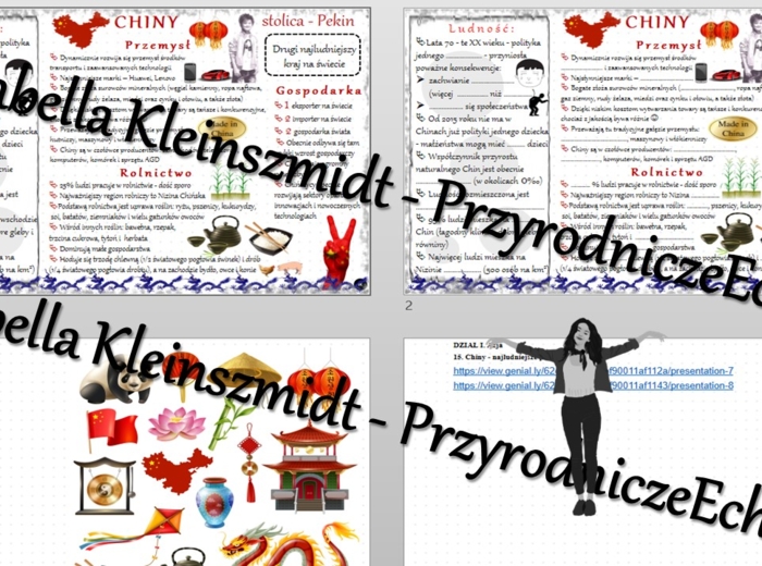 Minizestaw na temat „Chiny - najludniejsze państwo świata” – sketchnotka + karta pracy w power point + gratisowy link do prezentacji multimedialnej niekomercyjnej wykonanej w genial.ly do indywidualnego pobrania i użycia do celów niekomercyjnych. Geograf