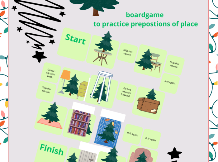 Where is the Christmas tree? boardgame