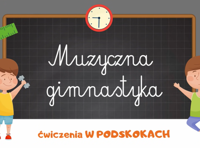 MUZYCZNA GIMNASTYKA - ćwiczenia W PODSKOKACH | ODCINEK 1