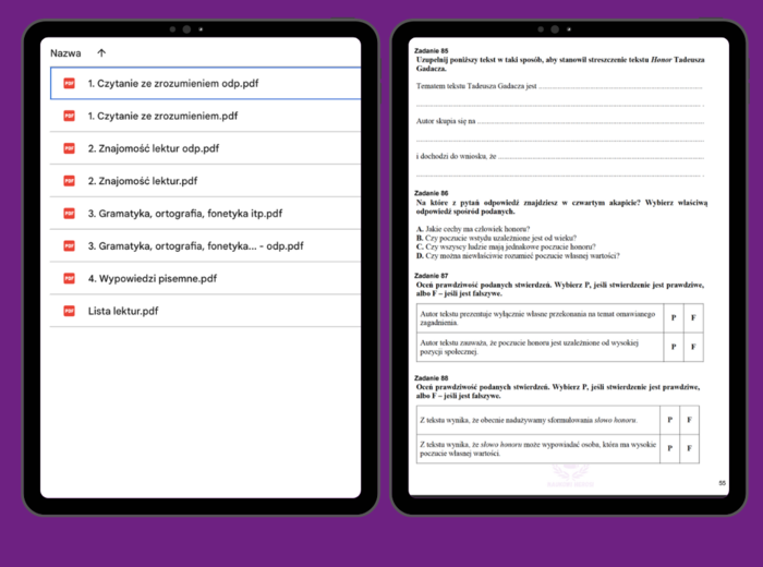 Pakiet 8-klasisty - Polski