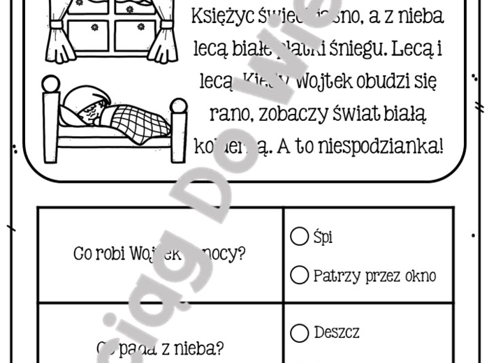 Zima - czytam i rozumiem