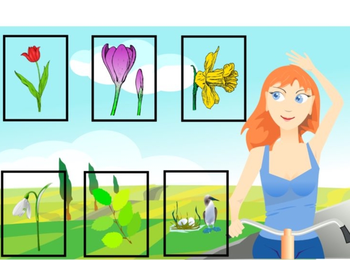 Oznaki wiosny – Gra planszowa