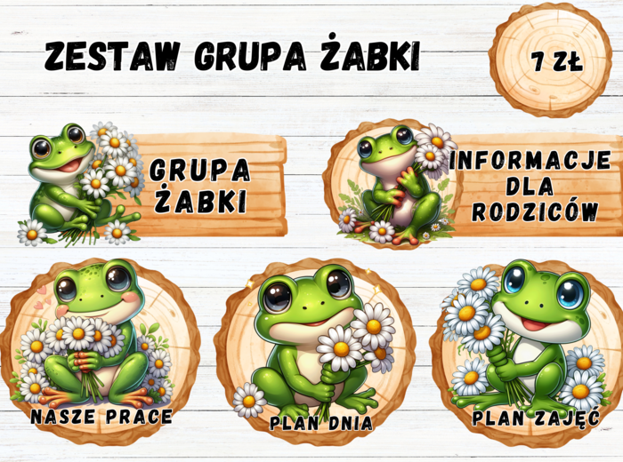 ZESTAW GRUPOWY "GRUPA ŻABKI"