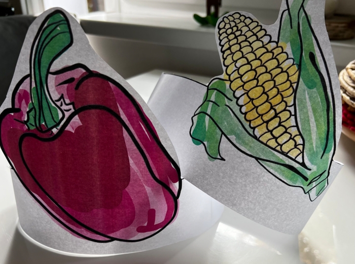 Opaski - Warzywa- „Na straganie” - 15 warzyw