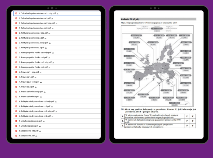Zbiór zadań maturalnych - WOS