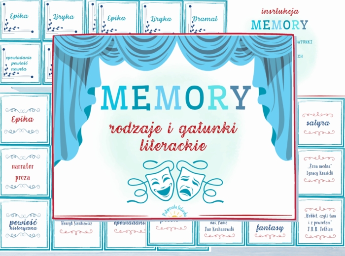 Rodzaje i gatunki literackie-MEMORY
