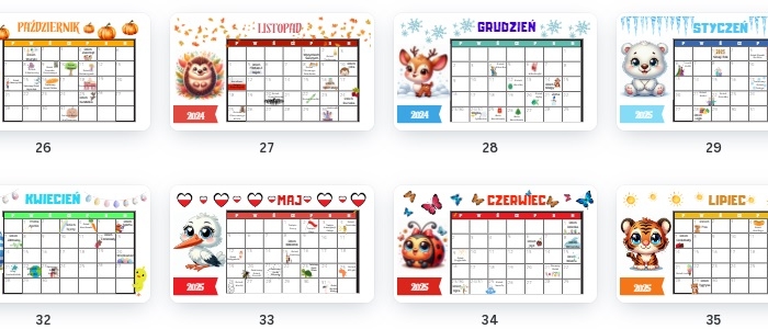 Kalendarz 2024/2025