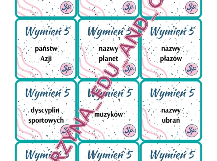 Wymień 3-4-5-6 - gra karciana, część 1 - ogólna