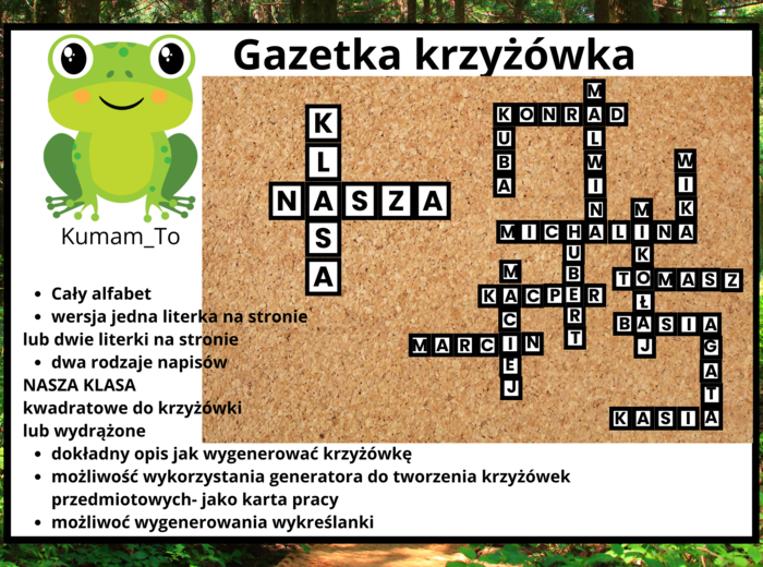 Gazetka- KRZYŻÓWKA
