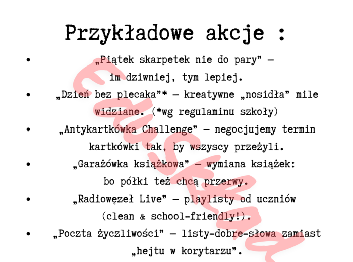 Gazetka „Samorząd Uczniowski”