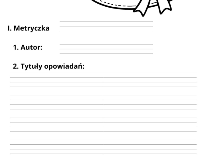 ,,Kapelusz Pani Wrony" - Karty pracy