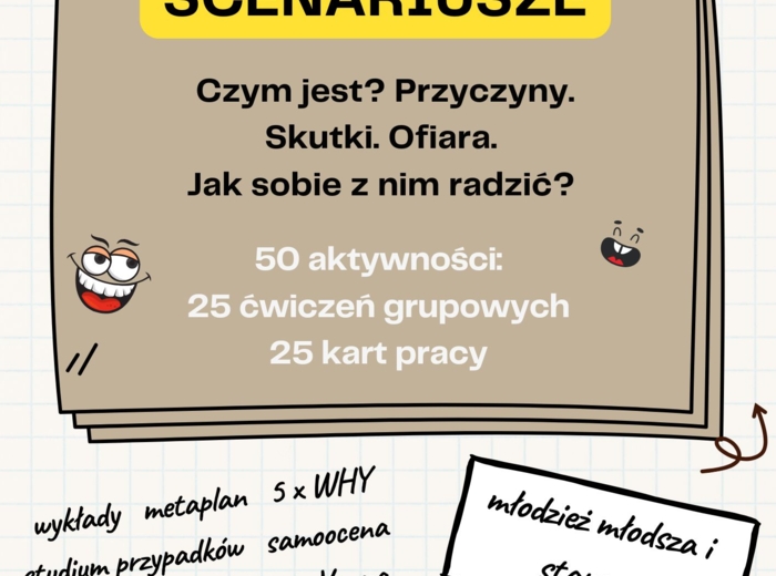 Obgadywanie – scenariusze. 50 aktywności: 25 ćwiczeń grupowych i 25 kart pracy dla młodzieży 10–18 lat