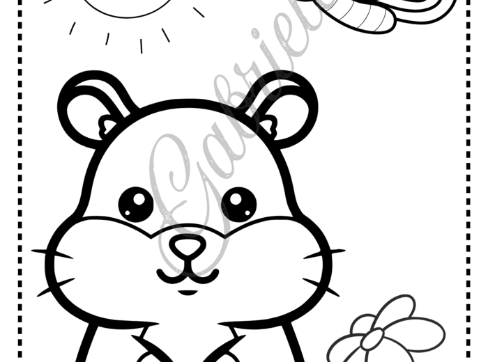 Kolorowanka wiosenna