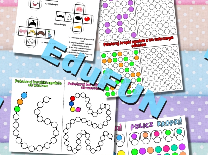 Dzień Kropki - Karty pracy pełne zabawy! 12 stron