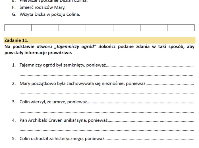 99 zadań z treści lektur z klas IV-VIII