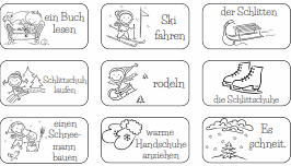 Weihnachten - Wortschatz - wypowiedź pisemna, egzamin 8-klasisty, słownictwo bożonarodzeniowe, QR- kody , karty obrazkowe