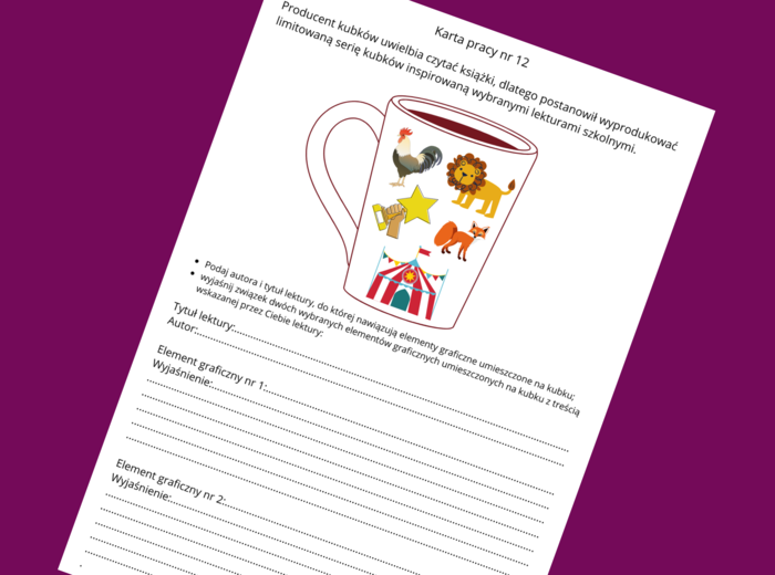 "ARTYSTA” – lektury- kl. 4-8 – ikonki – powtórzenie – powtórka – egzamin – karta pracy