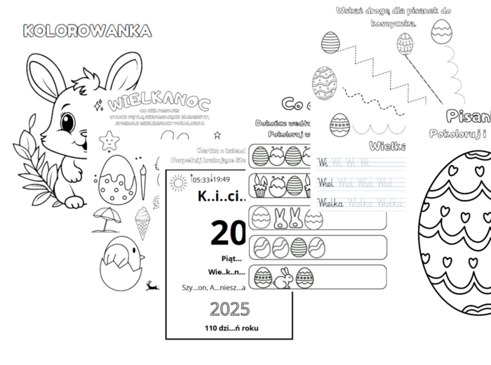 Wiosna - kwiecień. Materiał edukacyjny.