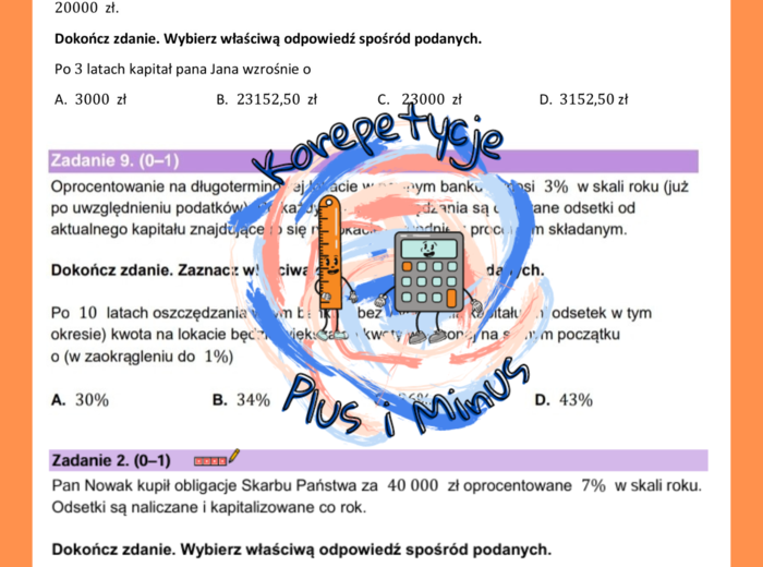 Zadanie maturalne - procent składany (lokaty)