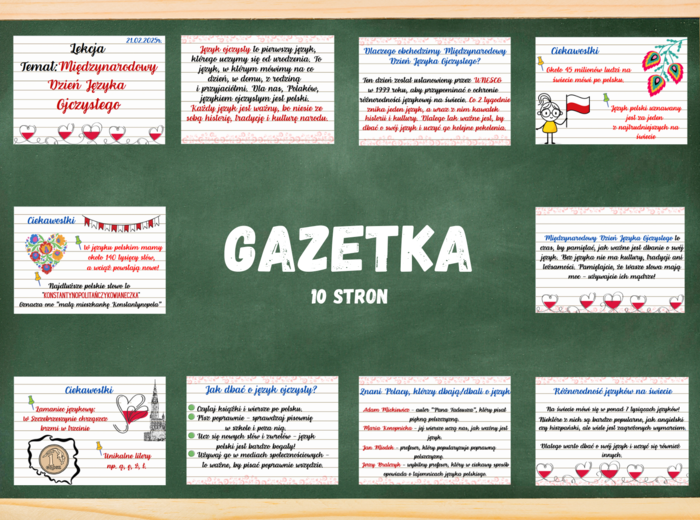 Międzynarodowy Dzień Języka Ojczystego/ 21 lutego - GAZETKA