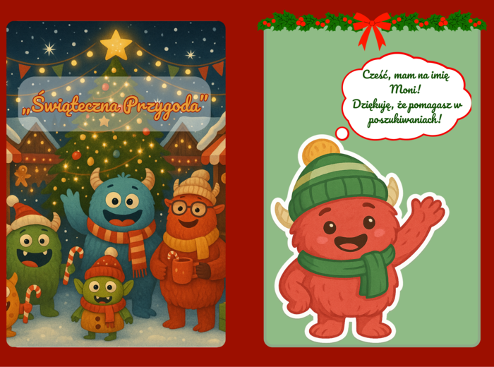Świąteczna Przygoda” — interaktywna książeczka z zadaniami dla dzieci 3–5 lat