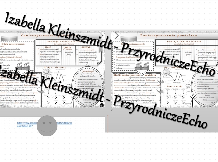 Minizestaw na temat „Zanieczyszczenia powietrza” – sketchnotka + karta pracy w power point + gratisowy link do prezentacji multimedialnej niekomercyjnej wykonanej w genial.ly do indywidualnego pobrania i użycia do celów niekomercyjnych. Chemia 7, „Gazy i