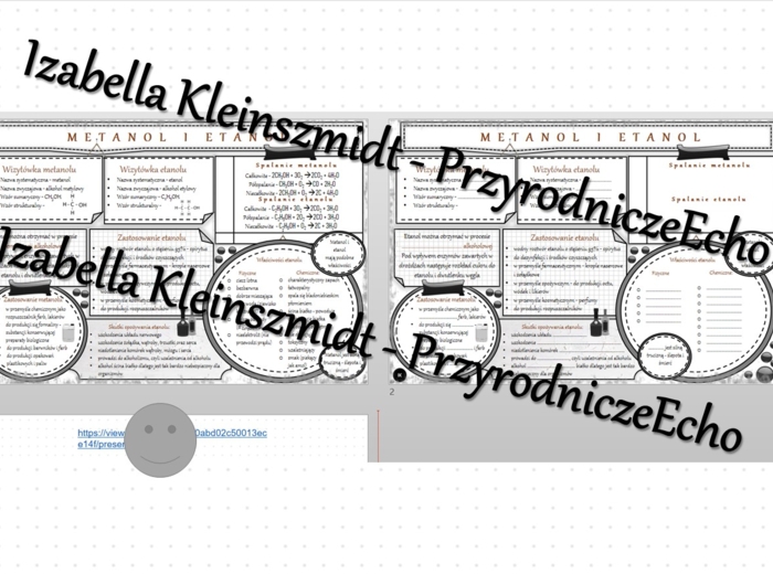 Minizestaw na temat „Metanol i etanol” – sketchnotka + karta pracy w power point + gratisowy link do prezentacji multimedialnej niekomercyjnej wykonanej w genial.ly do indywidualnego pobrania i użycia do celów niekomercyjnych. Chemia 8, „Pochodne węglowo