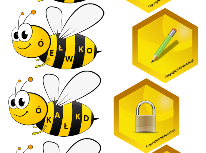 Rozsypanka literowa – nauka czytania