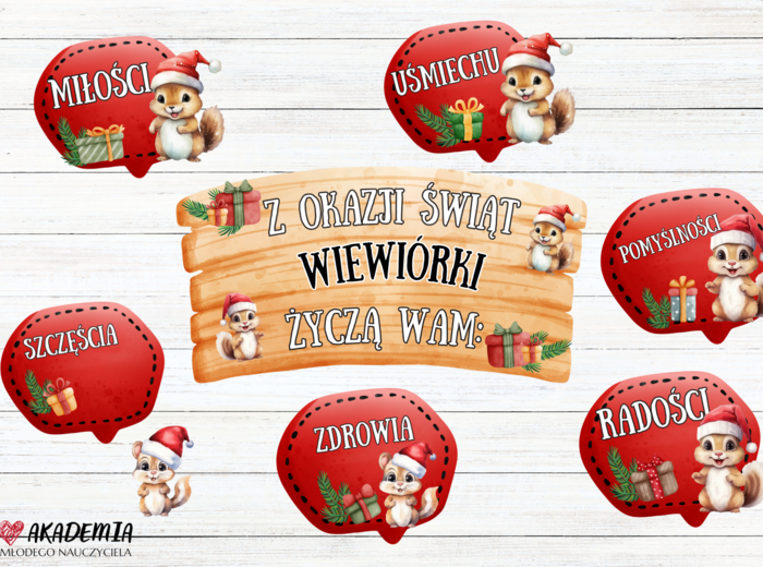 ŻYCZENIA ŚWIĄTECZNE WIEWIÓRKI