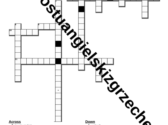 Brainy 5 – Unit 3 – krzyżówki