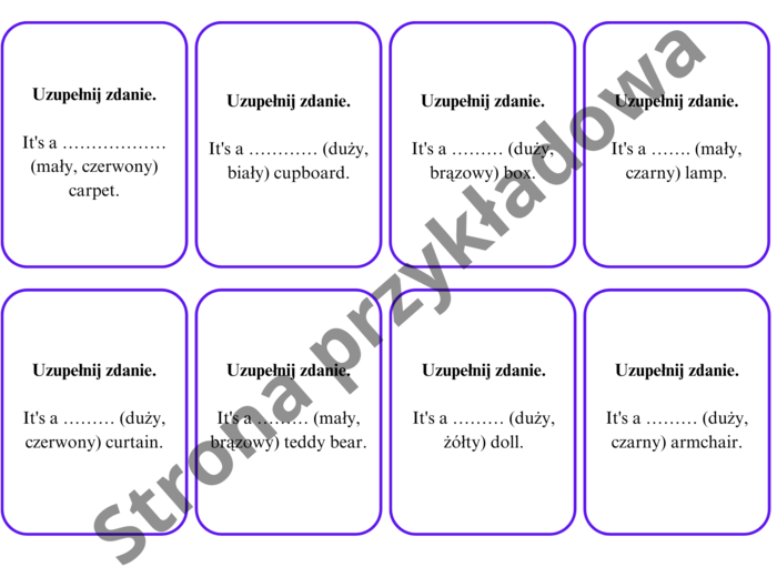 Brainy 4 unit 1 karty powtórkowe do gier
