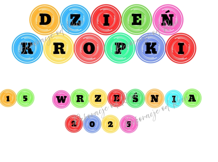 Dzień Kropki girlanda