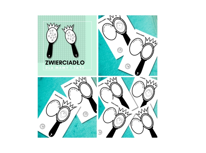 Zwierciadło dla Mamy i Taty – oryginalna laurka z okazji Dnia Matki i Dnia Ojca