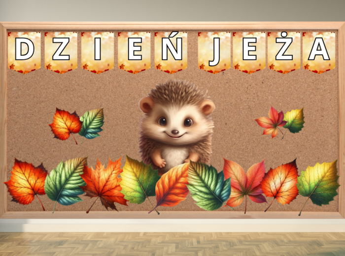 GAZETKA NA DZIEŃ JEŻA - DEKORACJA NA DZIEŃ JEŻA