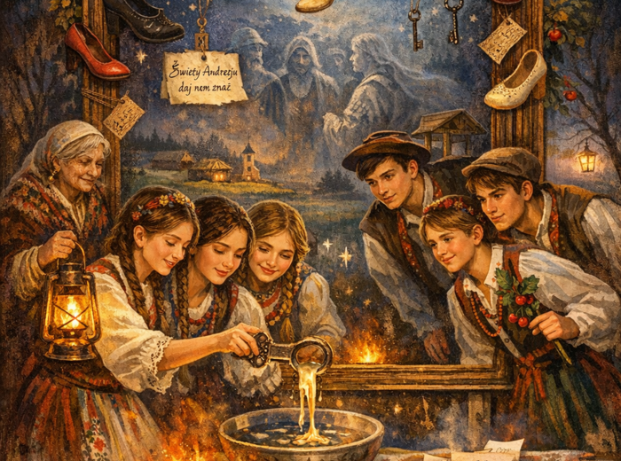 „Noc, w której przyszłość szepcze”. Inscenizacja teatralna inspirowana tradycjami andrzejek i katarzynek