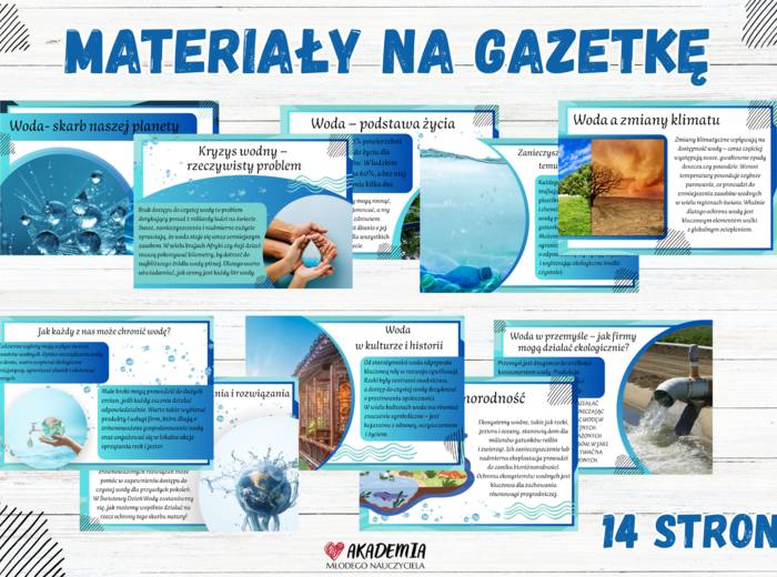 MATERIAŁY NA GAZETKĘ - WODA