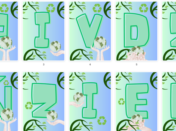 Światowy Dzień Ziemi - girlanda