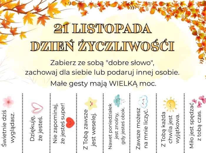 Zestaw materiałów na DZIEŃ ŻYCZLIWOŚCI