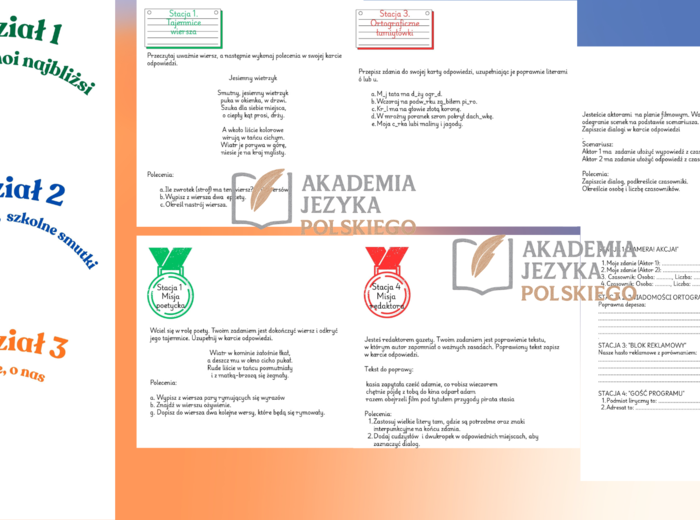 Powtórki przed sprawdzianem - klasa 4 Nowa Era, STACJE ZADANIOWE